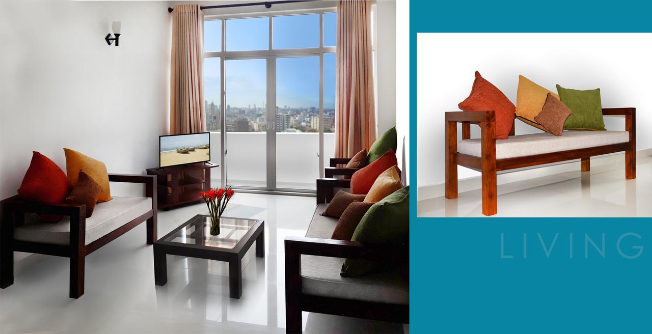City Tower, Luxury 2 Two Bed Seaview Apartment Colombo 拉维尼亚山 外观 照片